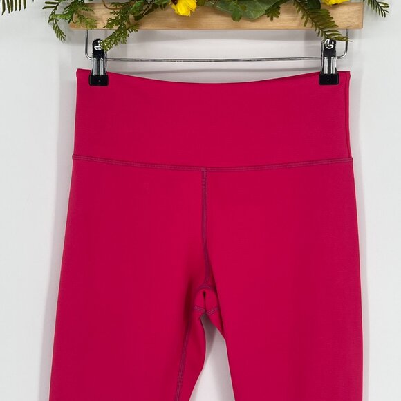 Zyia Active Pink Leggings Athleisure Size 4 Bright Pink - Picture 3 of 5